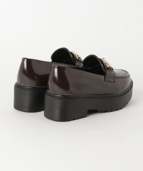 attagirl（アタガール）の「厚底ソールビットローファー（ローファー・レディース・ブラック/ブラウン/ブラック系その他/ベージュ・LL/S/M/L/3L）」の6枚目の写真