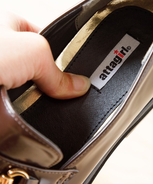 attagirl（アタガール）の「厚底ソールビットローファー（ローファー・レディース・ブラック/ブラウン/ブラック系その他/ベージュ・LL/S/M/L/3L）」の20枚目の写真