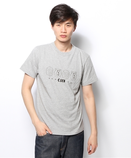 coen(コーエン)の「viva coen プリントTシャツ①(Tシャツ/カットソー・メンズ・ホワイト/グレー・X-LARGE/SMALL/MEDIUM/LARGE)」の2枚目の写真