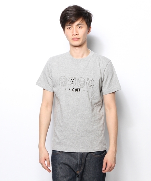 coen(コーエン)の「viva coen プリントTシャツ①(Tシャツ/カットソー・メンズ・ホワイト/グレー・X-LARGE/SMALL/MEDIUM/LARGE)」の8枚目の写真