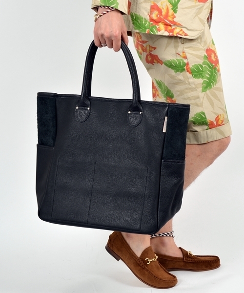 SHIPS（シップス）の「BAGS IN PROGRESS: コンボ レザー トートバッグ