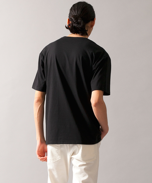 MONKEY TIME（モンキータイム）の「MT∴ NEW WHITE クルーネック BIG T（Tシャツ/カットソー・メンズ・ホワイト/ブラック・LARGE/MEDIUM/SMALL）」の3枚目の写真