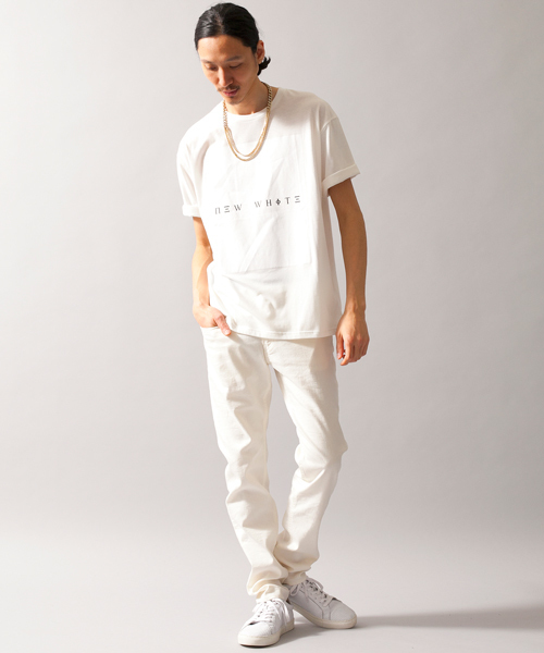 MONKEY TIME（モンキータイム）の「MT∴ NEW WHITE クルーネック BIG T（Tシャツ/カットソー・メンズ・ホワイト/ブラック・LARGE/MEDIUM/SMALL）」の8枚目の写真
