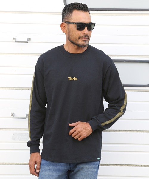 ヴィスラ (VISSLA) メンズ 長袖Tシャツ トップス Extra Strength Long Sleeve Pocket Tee (Army)