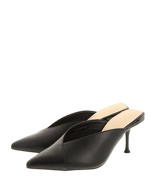 RANDA(ランダ)の「ポインテッドトゥミュールパンプス(パンプス・レディース・ブラック/ブラウン/アイボリー/オレンジ・S/M/L/LL)」の9枚目の写真