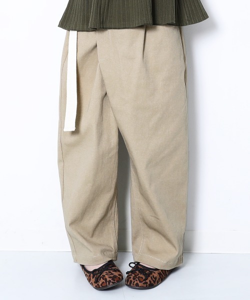 devirock(デビロック)の「ラップパンツ(その他パンツ・キッズ・ベージュ/ライトベージュ/サックスブルー/カーキ/ネイビー・110cm/100cm/120cm/130cm/140cm/150cm/160cm)」の3枚目の写真