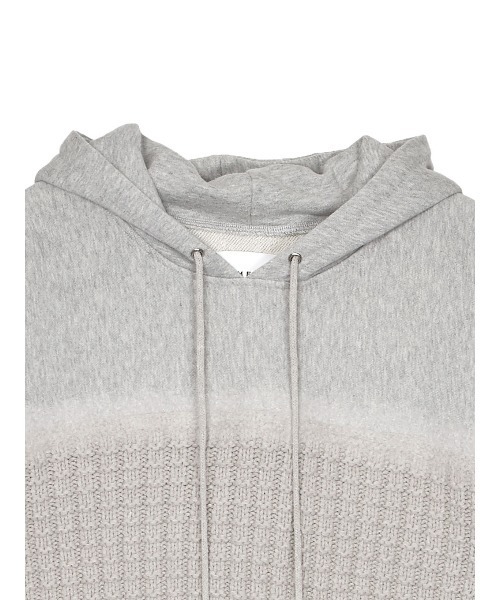 AMERI（アメリ）の「NEEDLE PUNCH KNIT HOODIE（ニット/セーター）」 WEAR