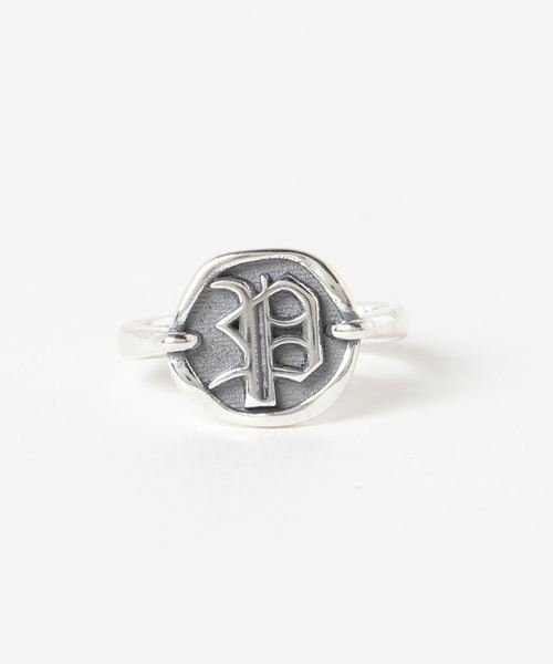 Burner(バーナー)の「【blatto 925silver】925silver シルバー イニシャルリング Cloister Black(リング・メンズ・D/H/L/P/T/X/A/E/I/M/Q/U/Y/B/F/J/N/R/V/Z/C/G/K/O/S/W・FREE)」の17枚目の写真