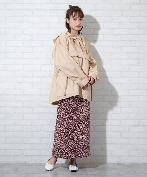 coen（コーエン）の「【WEB限定カラー】アノラックフーディーパーカー（マウンテンパーカー・レディース・ライトブルー/ベージュ/カーキ/ライトグレー・FREE）」の7枚目の写真