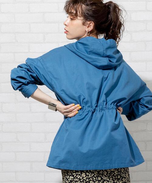 coen（コーエン）の「【WEB限定カラー】アノラックフーディーパーカー（マウンテンパーカー・レディース・ライトブルー/ベージュ/カーキ/ライトグレー・FREE）」の17枚目の写真