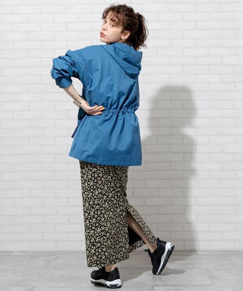 coen（コーエン）の「【WEB限定カラー】アノラックフーディーパーカー（マウンテンパーカー・レディース・ライトブルー/ベージュ/カーキ/ライトグレー・FREE）」の15枚目の写真