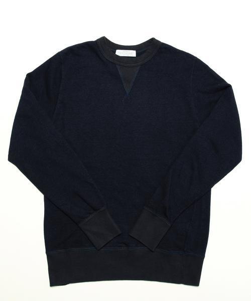 BEAMS(ビームス)の「SBTRACT×BEAMS / 別注 クルースウェット(スウェット・メンズ・ネイビー・LARGE/SMALL/MEDIUM)」の1枚目の写真
