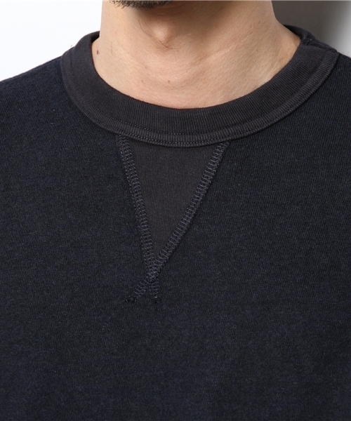 BEAMS(ビームス)の「SBTRACT×BEAMS / 別注 クルースウェット(スウェット・メンズ・ネイビー・LARGE/SMALL/MEDIUM)」の4枚目の写真