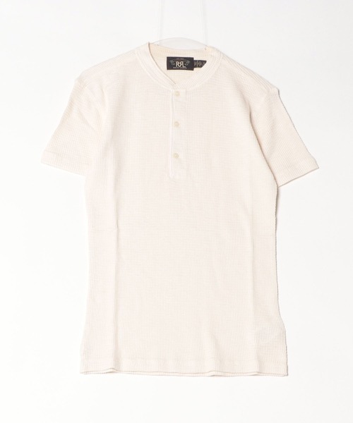 ワッフルニット コットン ヘンリー（Tシャツ/カットソー）｜RRL