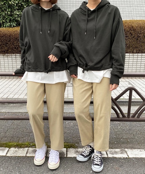 PairPair（ペアペア）の「ベルト付スラックスパンツ(セットアップ)（スラックス・レディース・ライトベージュ/ブルーグレー/モカ・FREE）」の5枚目の写真