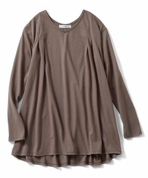 ＩＥＤＩＴ　汗ジミ軽減加工をほどこしたフレアータックロングＴシャツ