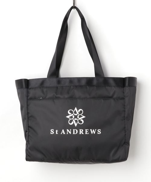 St ANDREWS(セントアンドリュース)の「【St ANDREWS】トートバッグ (UNISEX)(トートバッグ)」|ブラック
