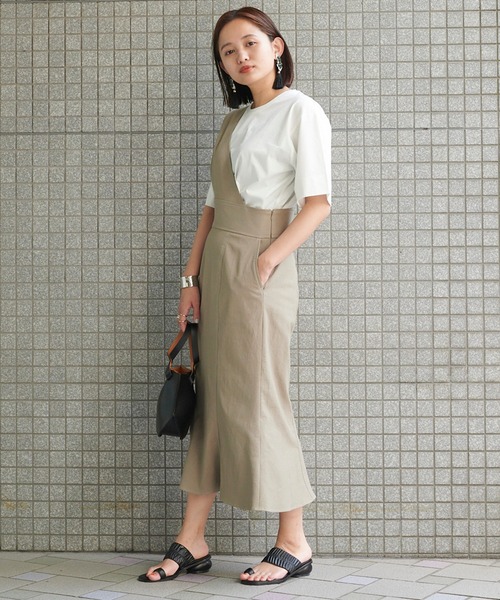 STUDIOUS(ステュディオス)の「【STUDIOUS】アシメジャンパースカート(ワンピース・レディース・カーキ/ブラウン・1/2)」の14枚目の写真