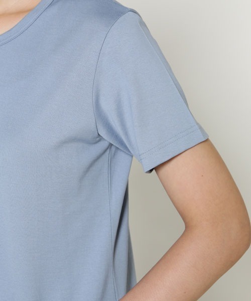 SUNSPEL(サンスペル)の「SUNSPEL / WOMEN’S Q82 PLAIN SHORT SLEEVE CREW(Tシャツ/カットソー・レディース・ライトグレー/ライトブルー/グリーン/レンガ・1/2)」の17枚目の写真