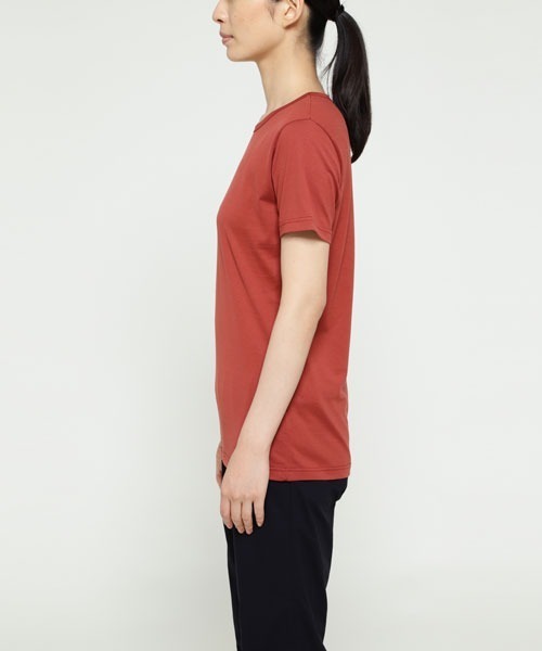 SUNSPEL(サンスペル)の「SUNSPEL / WOMEN’S Q82 PLAIN SHORT SLEEVE CREW(Tシャツ/カットソー・レディース・ライトグレー/ライトブルー/グリーン/レンガ・1/2)」の21枚目の写真