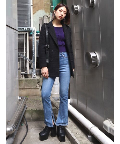 EMODA（エモダ）の「ラウンドバルキーシューズ（ローファー・レディース・ブラック/ベージュ/レッド・SMALL/MEDIUM/LARGE）」の8枚目の写真