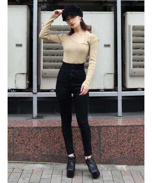 EMODA（エモダ）の「ラウンドバルキーシューズ（ローファー・レディース・ブラック/ベージュ/レッド・SMALL/MEDIUM/LARGE）」の9枚目の写真