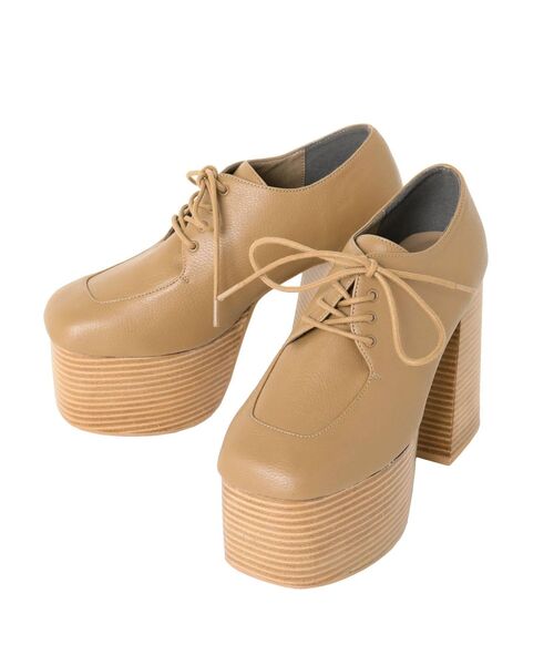 EMODA（エモダ）の「ラウンドバルキーシューズ（ローファー・レディース・ブラック/ベージュ/レッド・SMALL/MEDIUM/LARGE）」の13枚目の写真