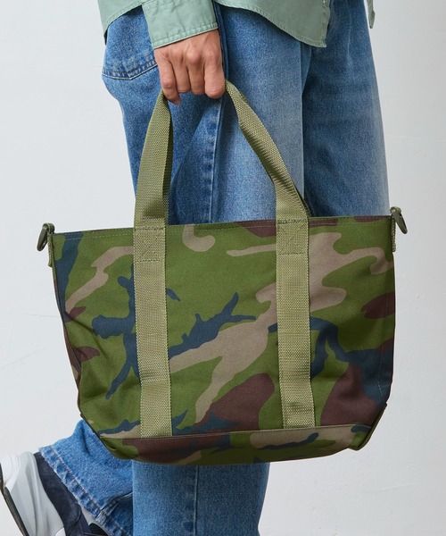 ハンターズ・トート・バッグ、ジップ・トップ ショルダー・ストラップ