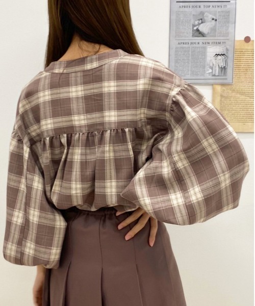 apres jour(アプレジュール)の「ラテカラーたぽっと袖ボリュームブラウス【ZOZOTOWN限定アイテム】【8AP】(シャツ/ブラウス・レディース・ベージュ/その他/モカ/ライトベージュ・フリー)」の17枚目の写真