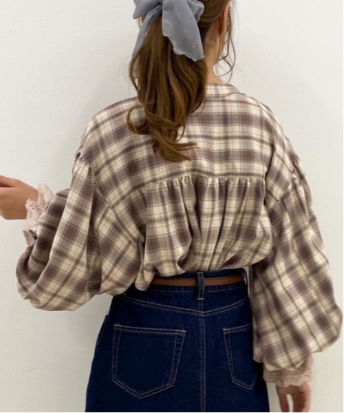 apres jour(アプレジュール)の「ラテカラーたぽっと袖ボリュームブラウス【ZOZOTOWN限定アイテム】【8AP】(シャツ/ブラウス・レディース・ベージュ/その他/モカ/ライトベージュ・フリー)」の7枚目の写真