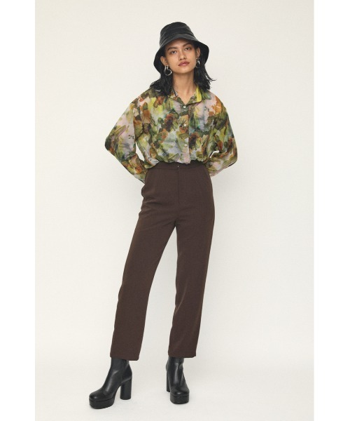 SLY（スライ）の「JUMBLE PAINT NYLON シャツ/ペイントナイロン