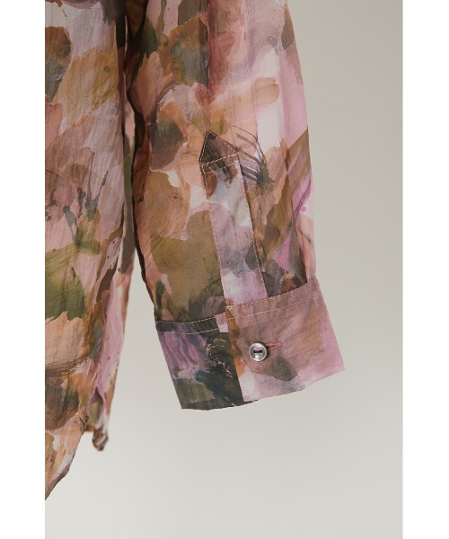SLY（スライ）の「JUMBLE PAINT NYLON シャツ/ペイントナイロン