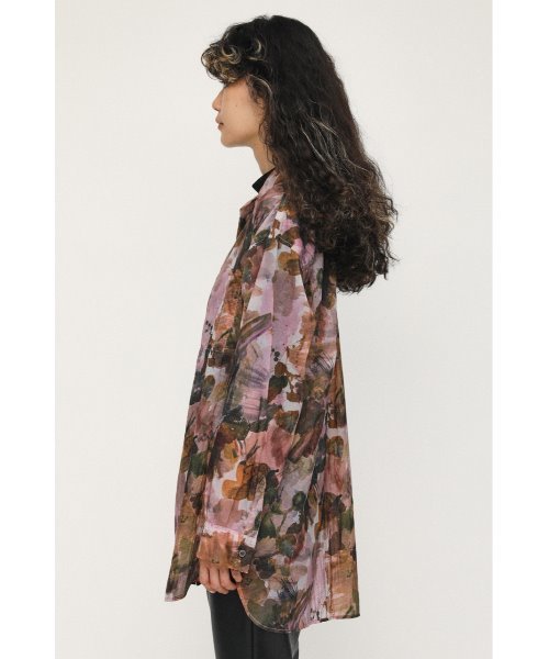 SLY - SLY JUMBLE PAINT NYLON シャツ SLY JUMBLE PAINT NYLON シャツ M/YEL7 -ファッション通販