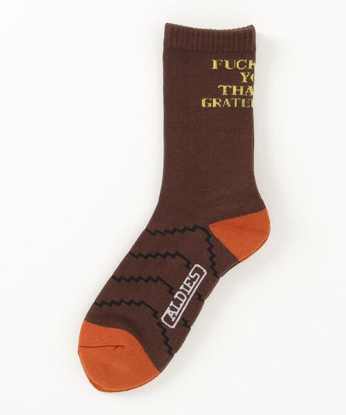 ALDIES(アールディーズ)の「Thank You Sox / サンキューソックス(ソックス/靴下・メンズ・ブルー/ホワイト/ブラウン/ブラック・WOMENS/MENS)」の6枚目の写真