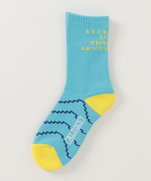 ALDIES(アールディーズ)の「Thank You Sox / サンキューソックス(ソックス/靴下・メンズ・ブルー/ホワイト/ブラウン/ブラック・WOMENS/MENS)」の5枚目の写真