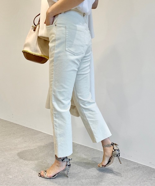 Whim Gazette(ウィムガゼット)の「ストレッチコールパンツ(その他パンツ・レディース・ブラウン/オフホワイト・38/36)」の2枚目の写真