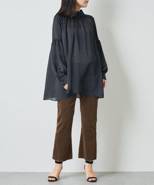Whim Gazette(ウィムガゼット)の「ストレッチコールパンツ(その他パンツ・レディース・ブラウン/オフホワイト・38/36)」の16枚目の写真