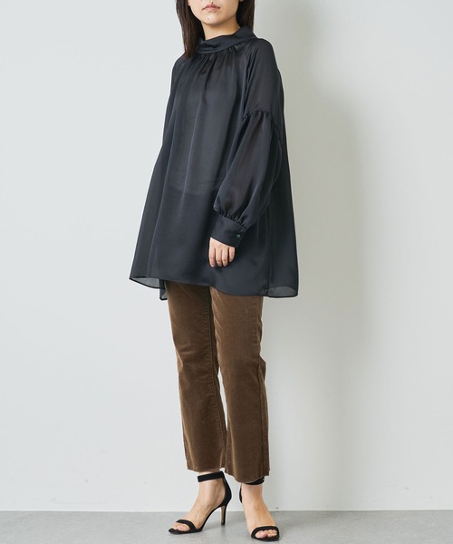Whim Gazette(ウィムガゼット)の「ストレッチコールパンツ(その他パンツ・レディース・ブラウン/オフホワイト・38/36)」の8枚目の写真