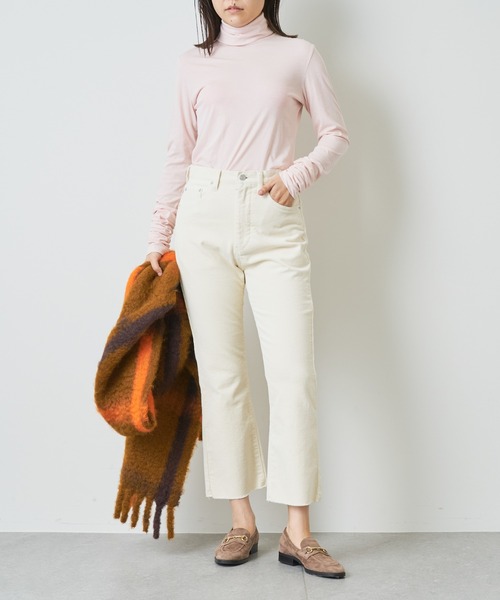 Whim Gazette(ウィムガゼット)の「ストレッチコールパンツ(その他パンツ・レディース・ブラウン/オフホワイト・38/36)」の6枚目の写真