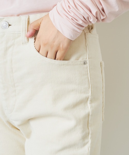 Whim Gazette(ウィムガゼット)の「ストレッチコールパンツ(その他パンツ・レディース・ブラウン/オフホワイト・38/36)」の12枚目の写真