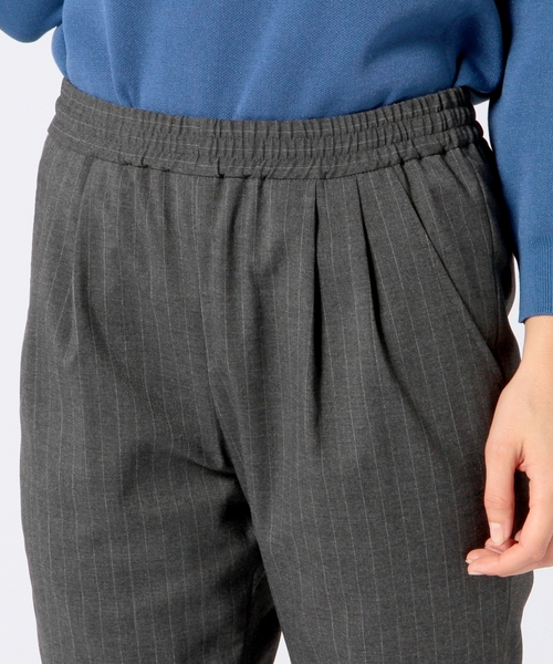 Another Edition（アナザーエディション）の「ピンストライプイージーパンツⅡ/ AE PIN ST  EASY PT　Ⅱ（その他パンツ・レディース・グレー/ネイビー・SMALL/MEDIUM）」の7枚目の写真