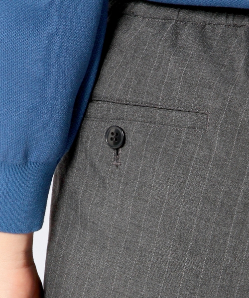 Another Edition（アナザーエディション）の「ピンストライプイージーパンツⅡ/ AE PIN ST  EASY PT　Ⅱ（その他パンツ・レディース・グレー/ネイビー・SMALL/MEDIUM）」の9枚目の写真