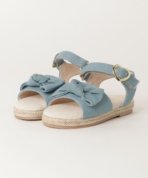 デニムリボンサンダル