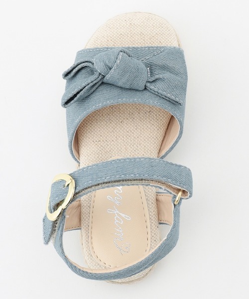ANY(エニィ)の「デニムリボンサンダル(その他シューズ・キッズ・ブラック系/サックスブルー系・17/21/20/18/19/22/16)」の7枚目の写真