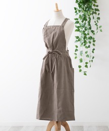 Jubilee（ジュビリー）の「洗いざらし リネン 100% プリーツ ドレスエプロン（エプロン）」