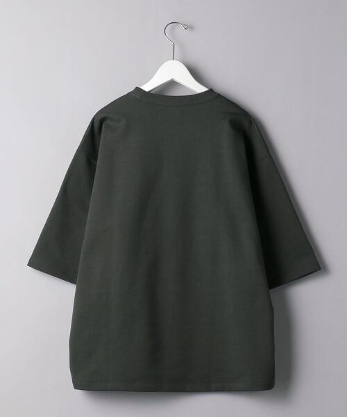 VALET/バレット（バレット）の「＜VALET(バレット）＞ オーバーサイズ スウェット Tシャツ（Tシャツ/カットソー・メンズ・オリーブ/ブラック・LARGE/MEDIUM）」の9枚目の写真