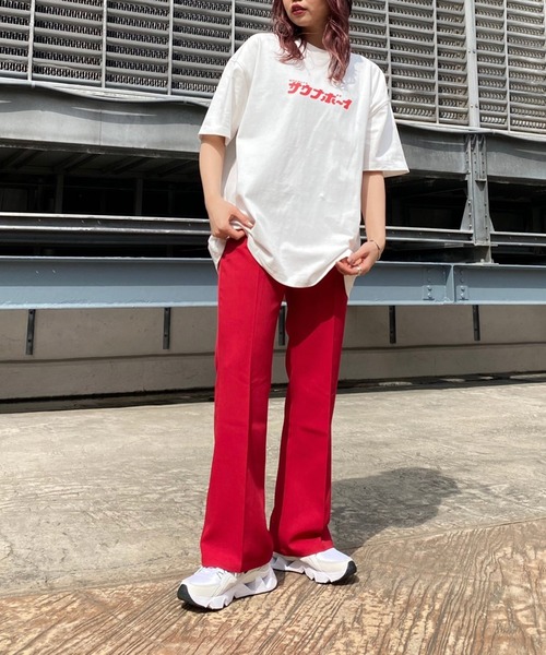 PBLIM（ページボーイリム）の「【PAGEBOYLIM】サウナボーイコラボフロアガリT（Tシャツ/カットソー・レディース・オフホワイト/サックスブルー・MEDIUM/LARGE）」の17枚目の写真