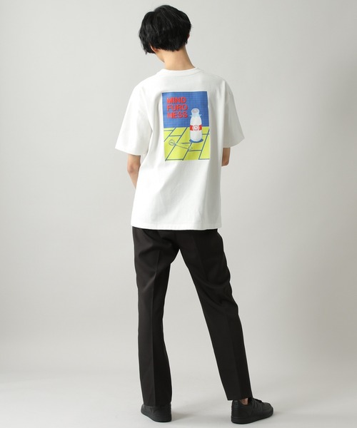 PBLIM（ページボーイリム）の「【PAGEBOYLIM】サウナボーイコラボフロアガリT（Tシャツ/カットソー・レディース・オフホワイト/サックスブルー・MEDIUM/LARGE）」の15枚目の写真