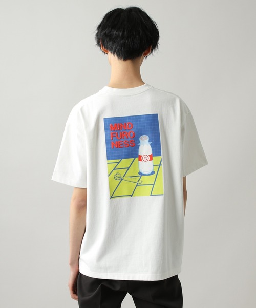 PBLIM（ページボーイリム）の「【PAGEBOYLIM】サウナボーイコラボフロアガリT（Tシャツ/カットソー・レディース・オフホワイト/サックスブルー・MEDIUM/LARGE）」の12枚目の写真