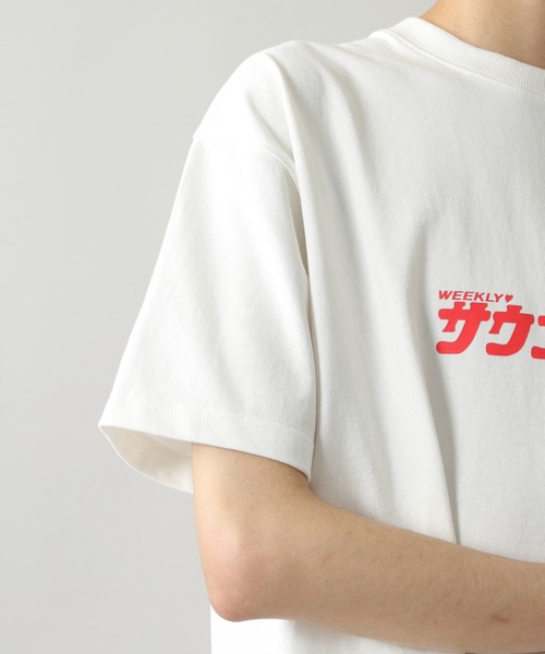 PBLIM（ページボーイリム）の「【PAGEBOYLIM】サウナボーイコラボフロアガリT（Tシャツ/カットソー・レディース・オフホワイト/サックスブルー・MEDIUM/LARGE）」の9枚目の写真